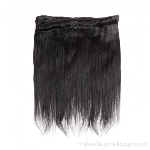 Factory wholesale drop shipping 10a grade durable remy human hair 100 virgin brazilian hair 13x4 frontal and bundles